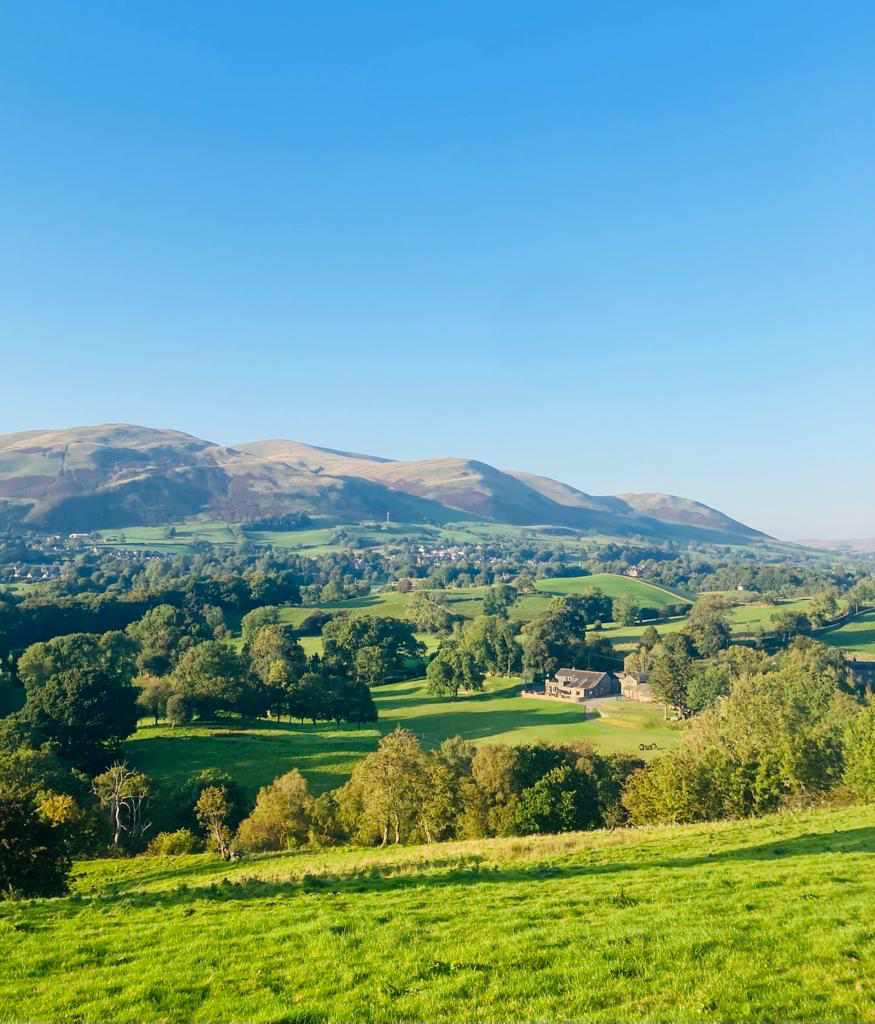 A view of Sedbergh a perfect destination for family holidays